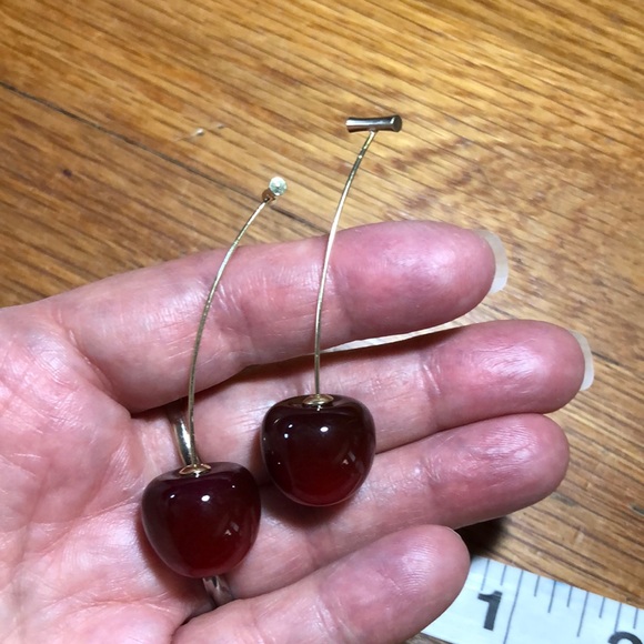 Jewelry - 3/$25 NWT Red Cherry Earrings